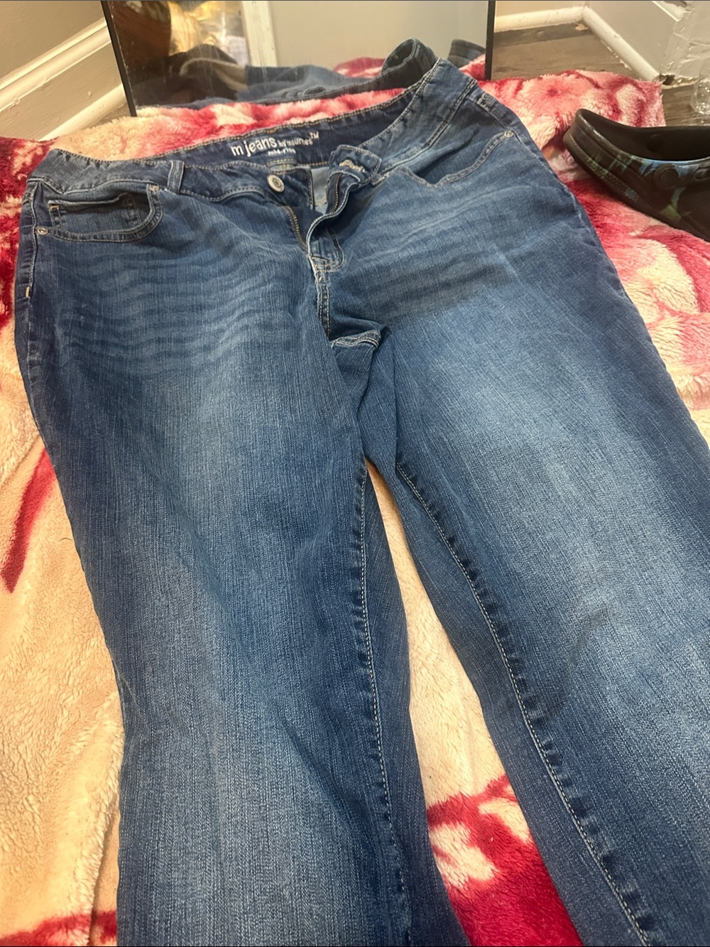Maurices m Jeans Women's Blue Denim Mid-Rise Jeggings